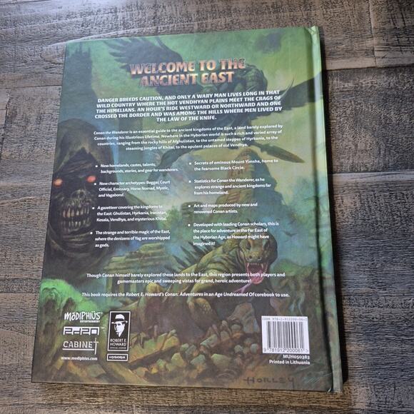 Modiphius Robert E Howard Conan Conan the Wanderer RPG Sourcebook 2d20 Hardcover - Picture 2 of 16